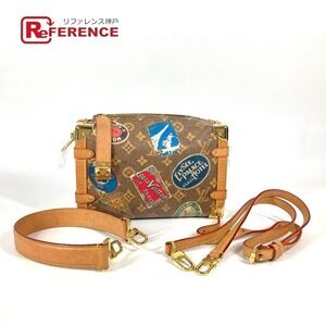 Louis Vuitton Mode Side Trunk crossbody clutch bag shoulder brown leather